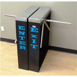 LOT OF 3 ENTRY/EXIT TURN-STYLES