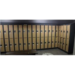 LOT OF 26 DOUBLE LOCKERS - 52 LOCKERS TOTAL