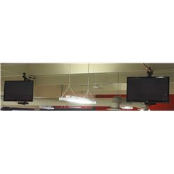 LOT OF 4 LG FLAT SCREEN TVS WITH MOUNTING BRACKETS