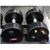 Image 1 : PAIR OF 50LB UMAX DUMBBELLS