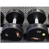 Image 1 : PAIR OF 40LB UMAX DUMBBELLS