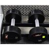 PAIR OF 30LB UMAX DUMBBELLS