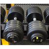 PAIR OF 110LB IGX DUMBBELLS