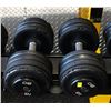 Image 1 : PAIR OF 80LB IGX DUMBBELLS