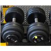 PAIR OF 75LB IGX DUMBBELLS