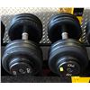 PAIR OF 70LB IGX DUMBBELLS