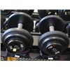 Image 1 : PAIR OF 35LB IGX DUMBBELLS