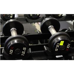 PAIR OF 12.5LB IGX DUMBBELLS