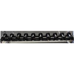 LOT OF 10 UMAX DUMBBELLS