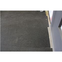 ROW OF RUBBER FLOOR MAT