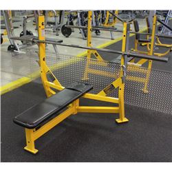 HAMMER STRENGTH BENCH PRESS WITH BAR