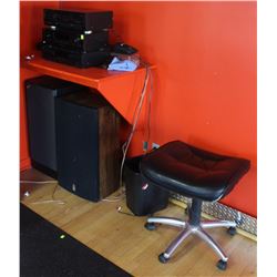 SONY CD CHANGER, AMPLIFIER AND JVC CASSETTE DECK