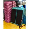 Image 1 : LOT OF STEP AEROBICS PLATFORMS WITH RISERS