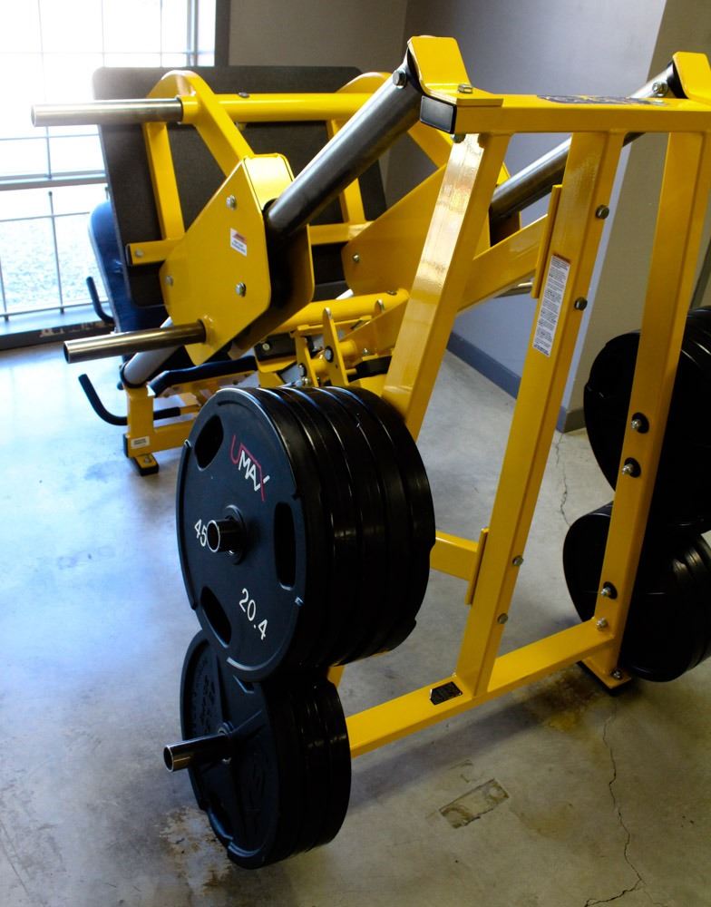 HAMMER STRENGTH LINEAR LEG PRESS WITH