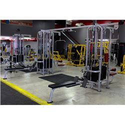 LIFE FITNESS 8 STACK MULTI WORKOUT STATION