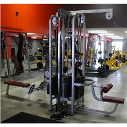 LIFE FITNESS 4 STACK MULTI WORKOUT STATION
