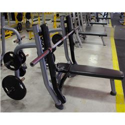 MATRIX BENCH PRESS WITH BAR AND 170LB OF WEIGHTS