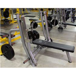 MAGNUM BENCH PRESS WITH 285LB OF WEIGHT