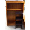 Image 1 : LOT OF 2 WOOD SHELVING UNITS