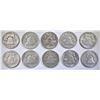 Image 2 : 10 FRANKLIN HALF DOLLARS