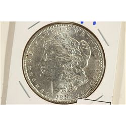 1887-P MORGAN SILVER DOLLAR UNC
