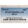 Image 3 : 1976-S WASHINGTON SILVER QUARTER PCGS PR69 DCAM