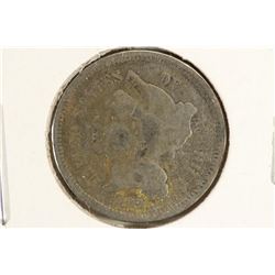 1865 THREE CENT PIECE (NICKEL)