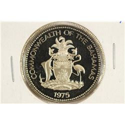 1975 BAHAMAS SILVER PROOF 50 CENTS .2667 OZ. ASW