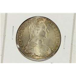 1780 AUSTRIA MARIA THERESIA THALER (SILVER) UNC