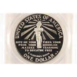 1986-S STATUE OF LIBERTY COMMEMORATIVE SILVER $