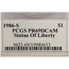 Image 3 : 1986-S STATUE OF LIBERTY COMMEMORATIVE SILVER $