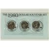 Image 2 : 1980 P/D/S SBA DOLLAR SOUVENIR SET