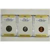 Image 1 : 3 SLABBED COINS SEE DESCRIPTION 1975-S