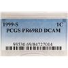Image 3 : 1999-S LINCOLN CENT PCGS PR69RD DCAM