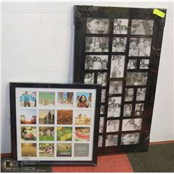 2 NEW COLLAGE PICTURE FRAMES 20"X20" AND 20"X36"