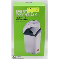 EVERYDAY ESSENTIALS 8-CUP HOT AIR POPCORN MAKER