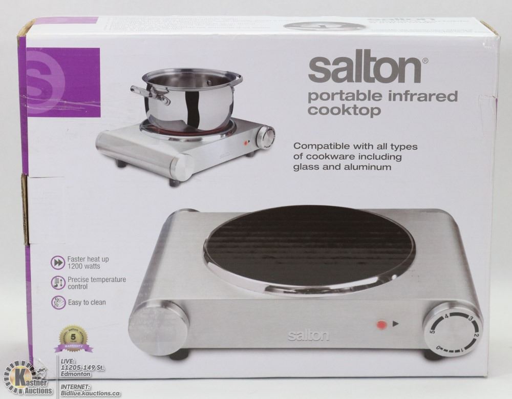 SALTON PORTABLE INFRARED COOKTOP