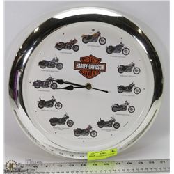 HARLEY DAVIDSON WALL CLOCK