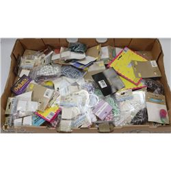 TRAY OF CRAFT ITEMS