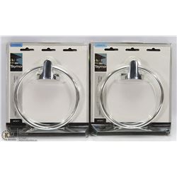 LOT OF 2 TAYMOR TOWEL RINGS