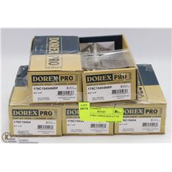 5 DOREX PRO 3 HINGE SETS 4.5":X4
