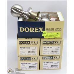 5 DOREX  COMMERCIAL QUALITY PRIVACY/PASSAGE HANDLE