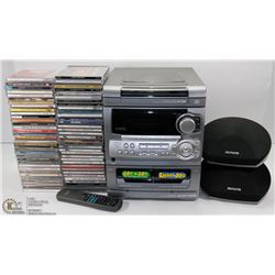 ESTATE BOX OF CD'S WITH CDPLAYER