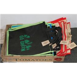 FLAT OF ENVIRO SHOPPING BAGS