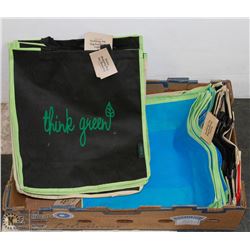 FLAT OF ENVIRO SHOPPING BAGS