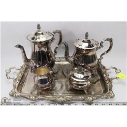 SILVER PLATED TEA SERVICE SET