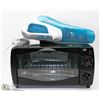 Image 1 : BOX WITH TOASTER OVEN AND DUST BUSTER