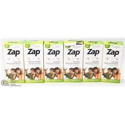 LOT OF 6 ZAP COMPLETE HEAD LICE TREATMENT