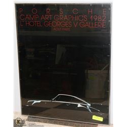 PORCHE FRAMED POSTER