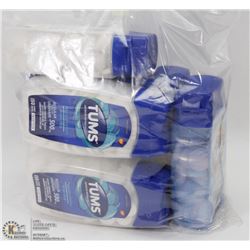 8 ASSORTED TUBS OF TUMS ANTACID